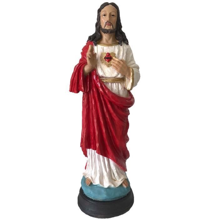 Statue Jesus Christ Sacre Coeur Rouge 60 Cm Cdiscount Maison Statue Jesus Christ Sacre Coeur Rouge 60 Cm Cdiscount Maison