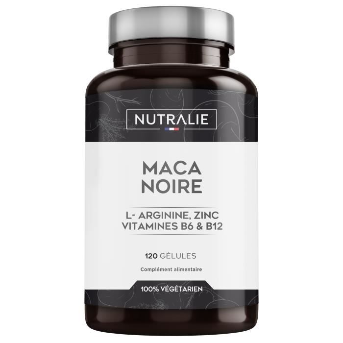 MACA 24000 mg + LArginine, Zinc et vitamines B6 et B12 120 Gélules