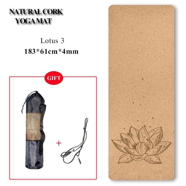 Tapis écologique Lavable Tapis Yoga MOBICLINIC TPE 6mm - 181x61cm Antidérapant, Sangle Transport Rose Tapis Sport Transportable