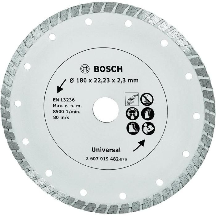 BOSCH Turbo 180 mm - vue 3