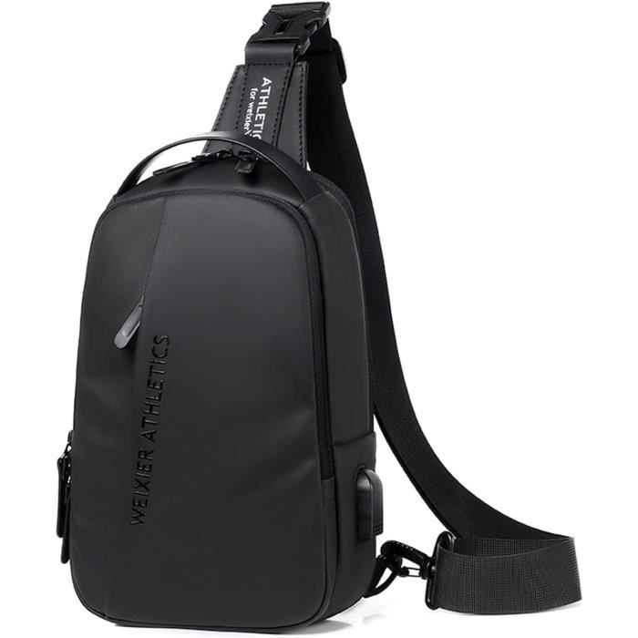 FANDARE Sac Poitrine Femme Sacs à Dos porté Travers Sacs Décole Hom
