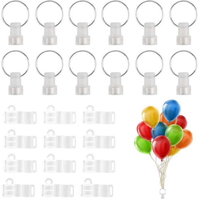 12 Poids Pour Ballons Hélium En Forme De Cœur - Réutilisables Pour Mariages Et Fêtes | Kit Décoration