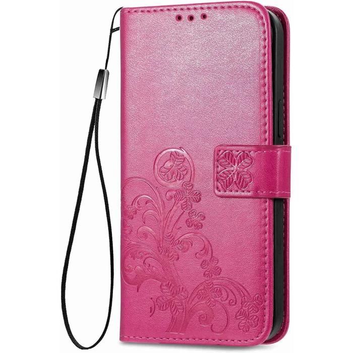 WEIOU Leather Folio Cover per Xiaomi Mi 11 Lite (5G/4G) / 11 Lite 5G NE, Custodia in Pelle PU Magnetica Libro Flip Portafoglio con [Funzione Stand] [Slot per Schede]. Oro Rosa