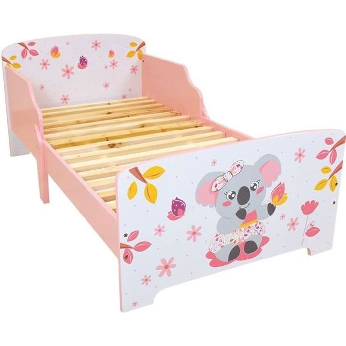 cally mimi koala lit avec lattes 140x 70 cm pour enfant