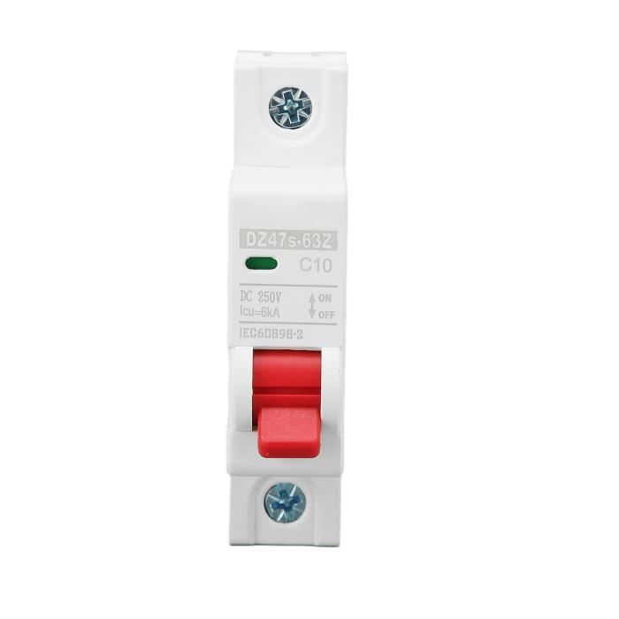 Disjoncteur 10A - Lot De 2 - Protection Surcharge Courant - Marque Uxcell - Neuf