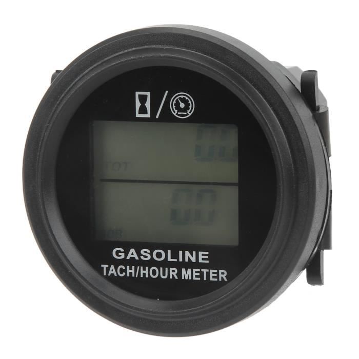 Jauge Rpm Ip67 Tachymètre Numérique EBTOOLS 52mm étanche - Compte-tours 0-4000tr/min Affichage LCD Compteur Horaire Véhicule Jauge Rpm Ip67 Tachymètre Numérique EBTOOLS 52mm étanche - Compte-tours 0-4000tr/min Affichage LCD Compteur Horaire Véhicule