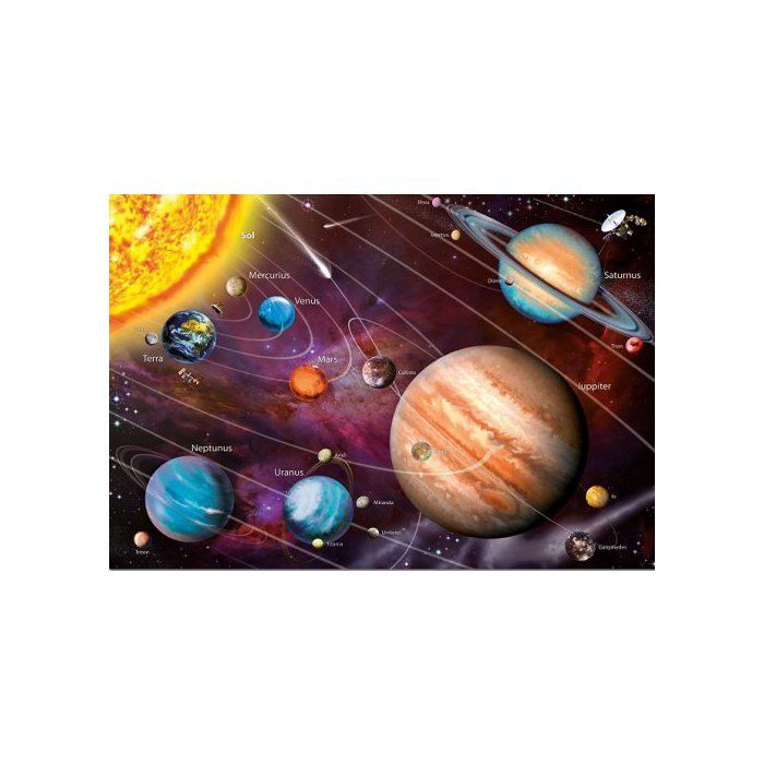 Puzzle Adulte Planetes / Systeme Solaire 1000 Pieces - Puzzle Neon / Phosphorescent - Educa