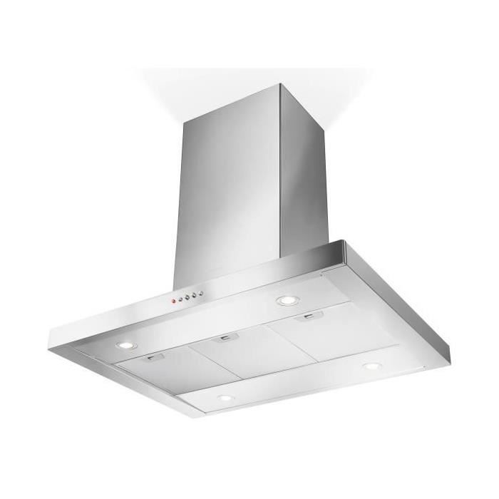 Faber Hotte Decorative Ilot 90cm 620m3 H Inox 5515009 Achat Vente Hotte Cdiscount