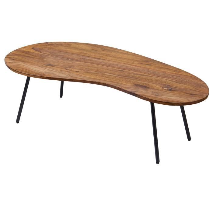 Casa Padrino table basse de style vintage de luxe marron / laiton 105 x