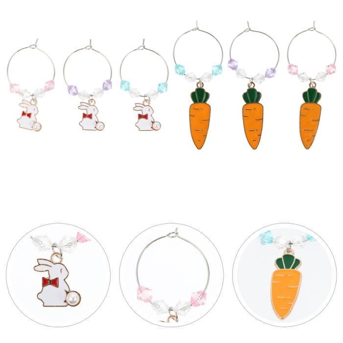 36 Marqueurs Verre Silicone Fleurs - Pour Vin, Tasses, Fêtes - Multicolore & Réutilisable