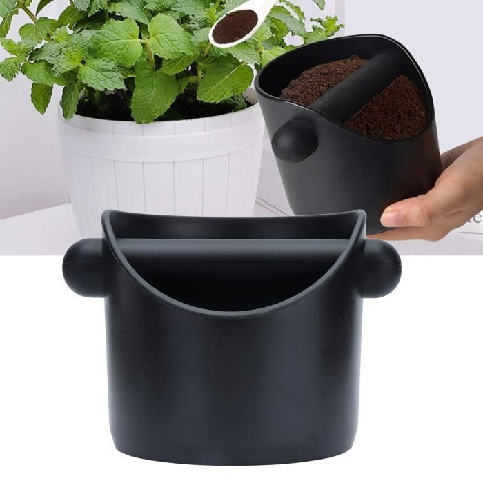 Boîte à Marc De Café – Récipient Avec Fond Antidérapant – ABS, 12,4 Cm De Haut – Pour Expresso
