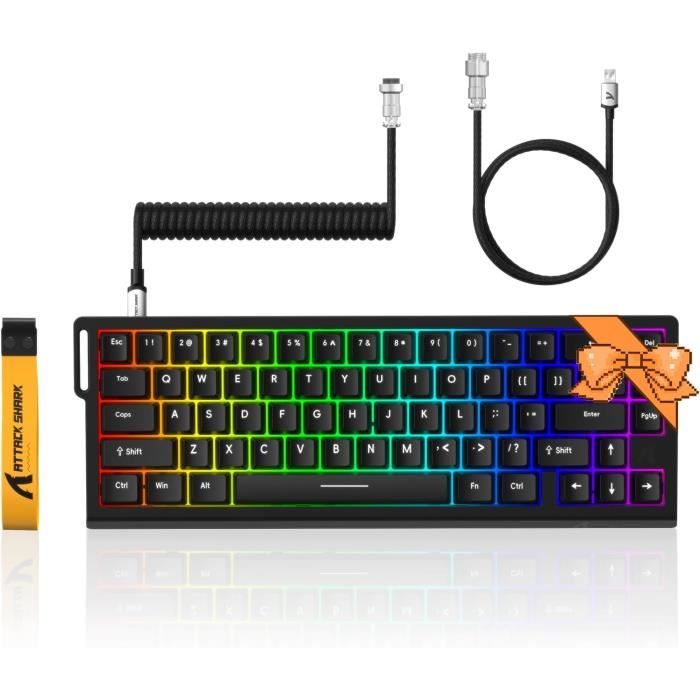 Clavier mécanique - GENERIC - X68 HE - Commutateurs magnétiques - Rétroéclairage RVB - USB-C