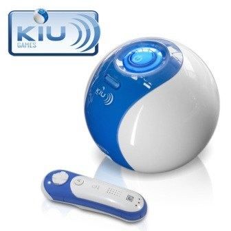 SANS Console de salon - VIDEOJET - Kiu bleu - 5 jeux int&eacute;gr&eacute;s - Graphisme 3D - Manette  fil 