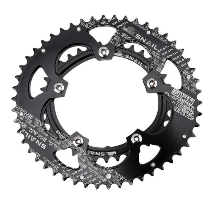 Plateau De Vélo Origin8 52 Dents - 110mm 5 Boulons - Noir