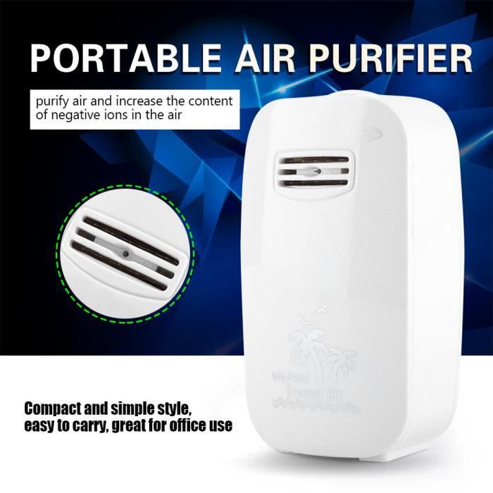 Pack De 2 Purificateurs D'Air Ionique Dayear - Mini Ioniseur Négatif Plug-in Silencieux Pour Chambre, Maison, Salon Et Animaux, Élimine Les Odeurs