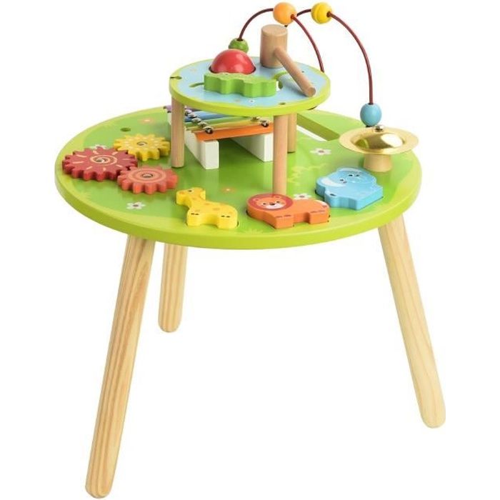 COLORICHY - Table d'activités en bois pour enfant - Cdiscount Jeux