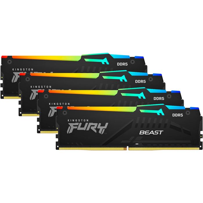 Kingston Technology FURY Beast 5600 MT/ DDR5 CL40 DIMM Kits de 4 RGB XMP Neuf - vue 10