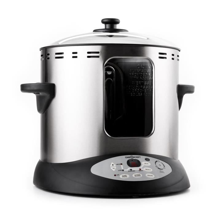 OneConcept Chicken Master Pro Rôtisserie noir Cdiscount Electroménager