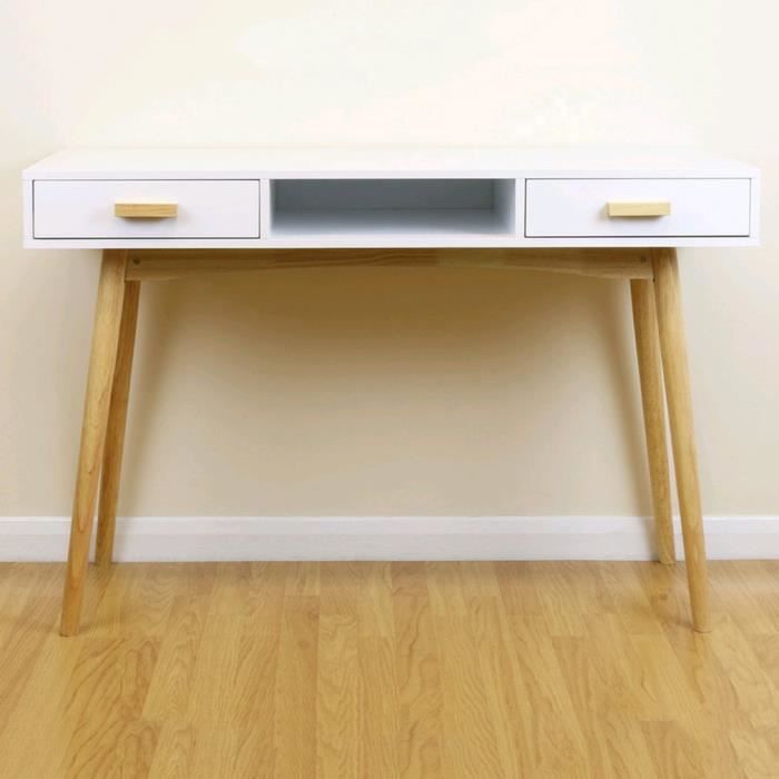 Hartleys white retro store home office desk