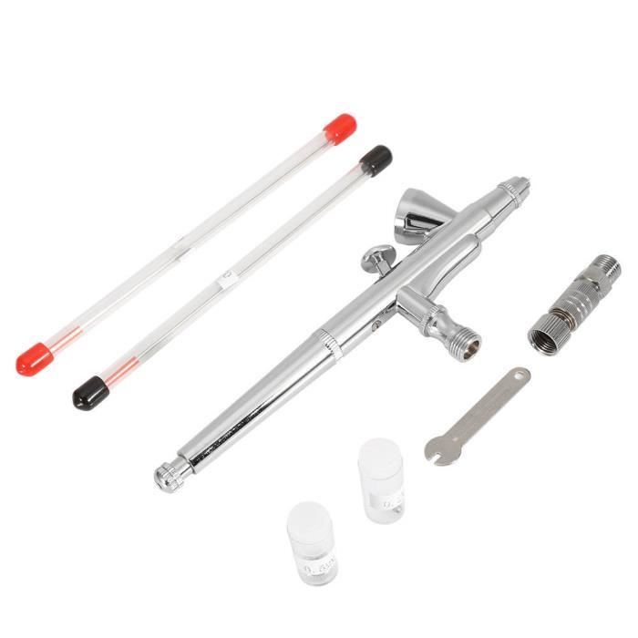Aérographe Professionnel BD-134K - Double Action, Gravité - Buses 0,2mm, 0,3mm, 0,5mm Incluses
