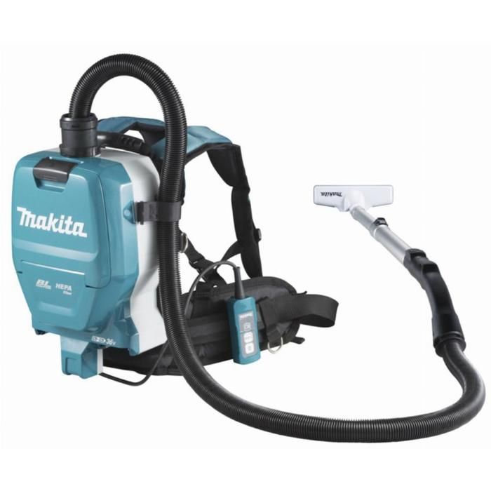 Aspirateur 36V 2x18V Li-Ion Makita DVC261ZX14 – 110 mbar, Autonome - vue 2