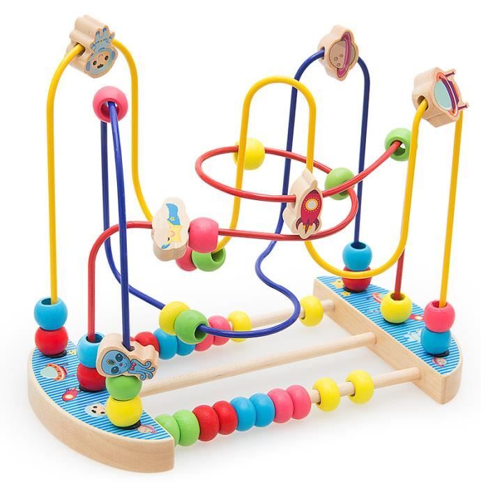 marque generique - circuit de motricité jeux en bois bebe 6 mois