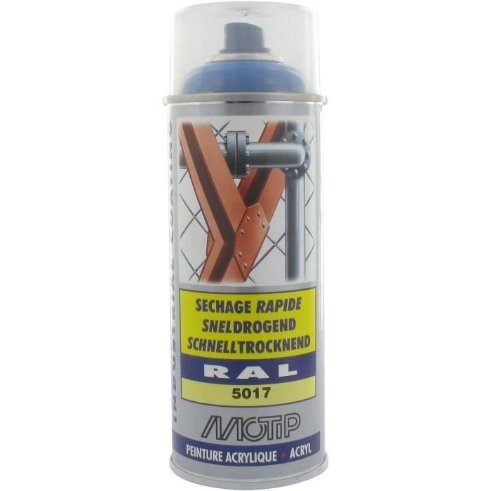 Peint acryliq séch rapide Bleu trafic BRI RAL5017
