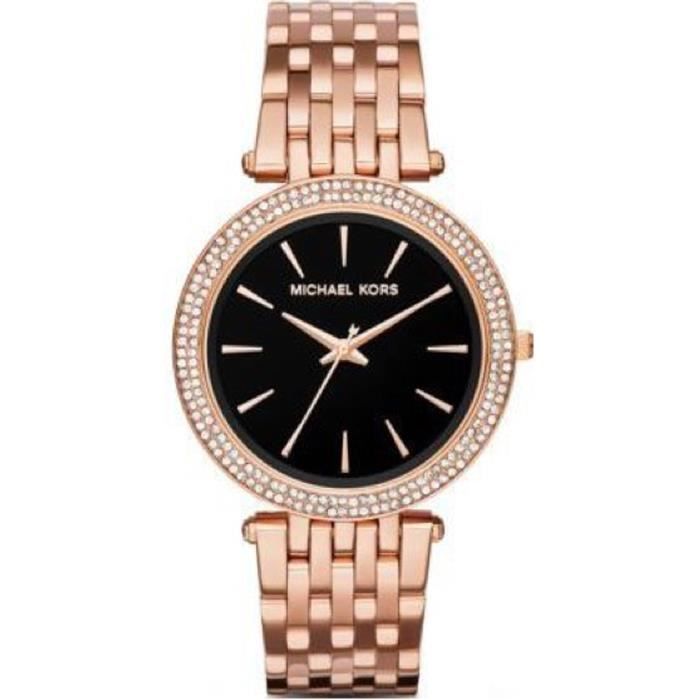 Michael kors darci watch black discount