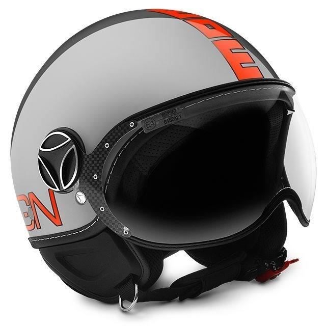 Casque momo design gris Clearance