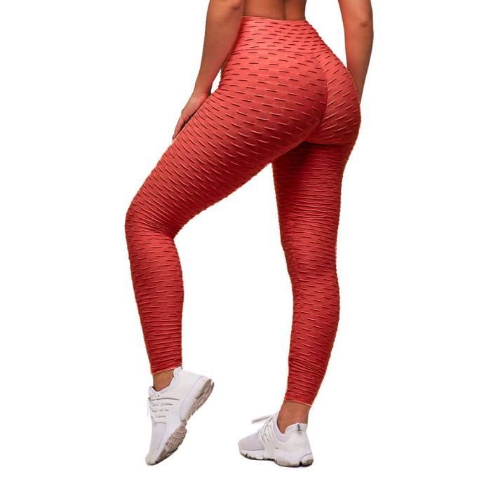 Legging sport outlet femme rouge