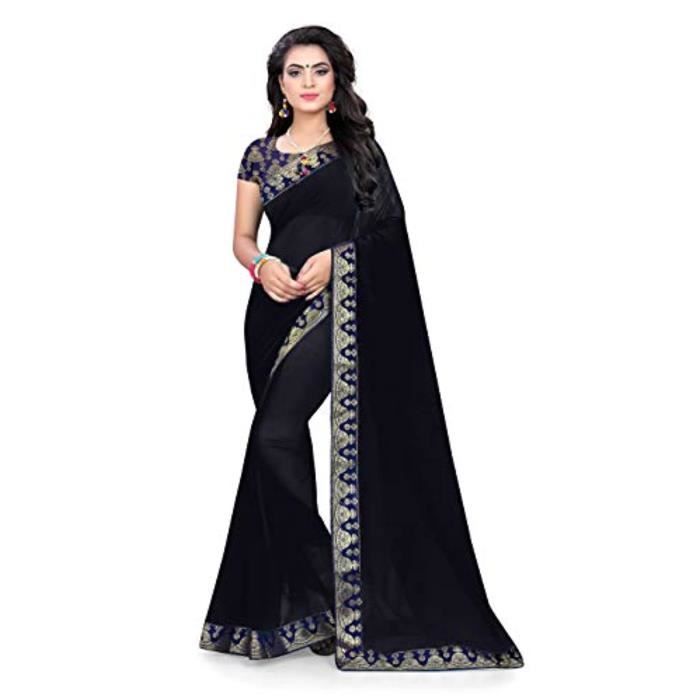 Sari Banarasi Nivah Fashion En Soie Avec Chemisier - Rose Doré, Motif Floral | Tenue Traditionnelle Femme