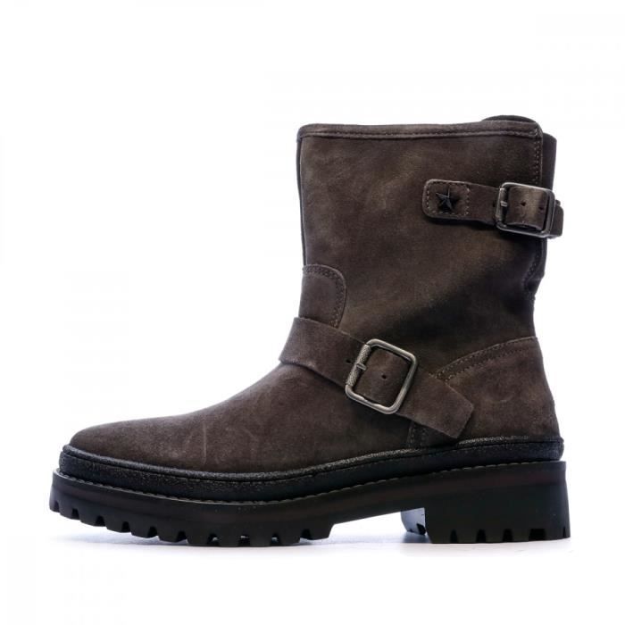 boots grise femme