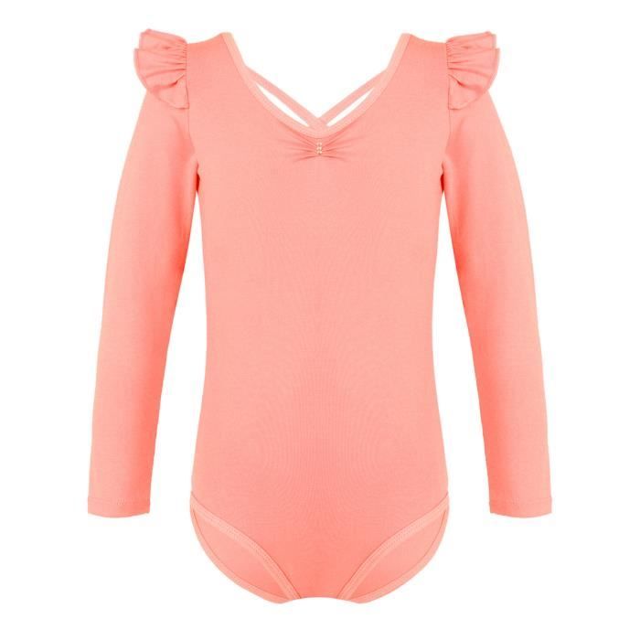 Justaucorps Gymnastique Fille Noir Hansber Justaucorps Pour Filles