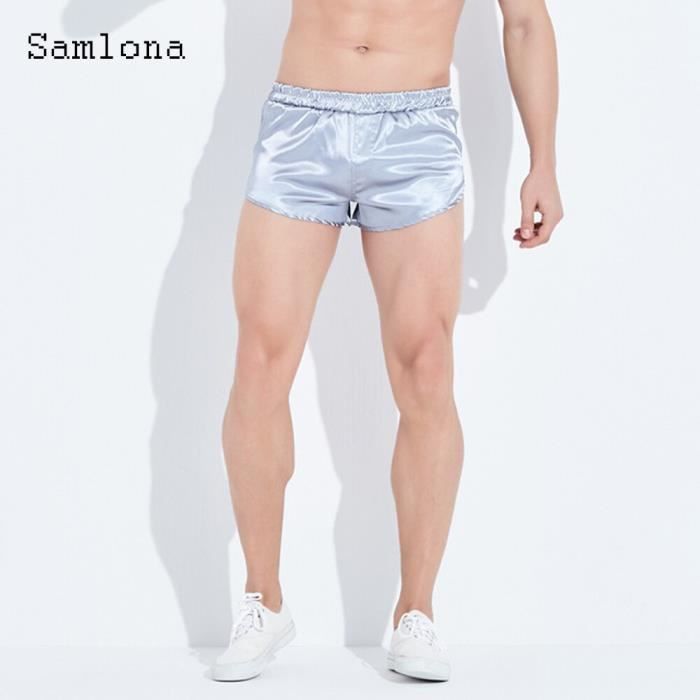 Short,Short Slim Pour Hommes, De Plage Décontracté, Noir Et Blanc