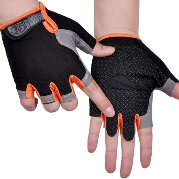 Acheter 1 paire de gants de fitness, d'entraînement de musculation, de sport, d'haltérophilie, gants antidérapants pour femmes et hommes, gants de yoga