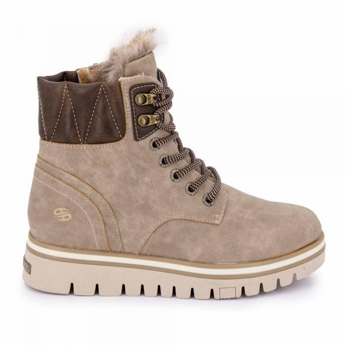 Bottines Femme DOCKERS BY GERLI Zipp es lacets fourr es
