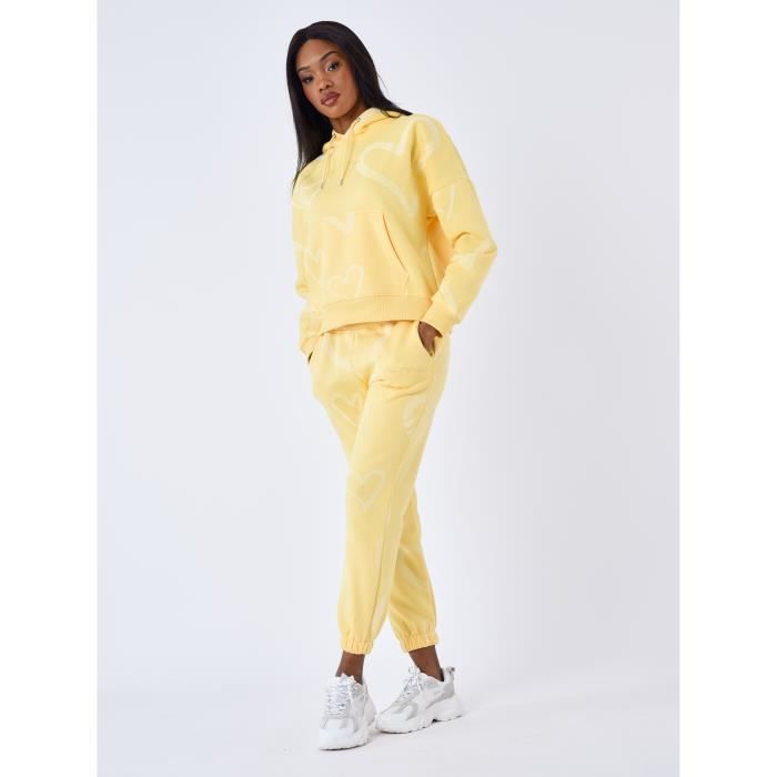 Jogging jaune femme store