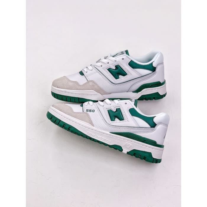 BASKETS New Balancesx NB 550 White Green BB550WT1 Homme Femme