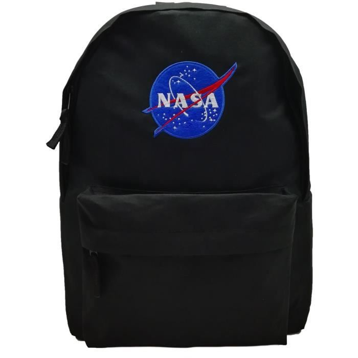 NASA Sac a Dos 1 compartiment Noir Cdiscount Bagagerie Maroquinerie