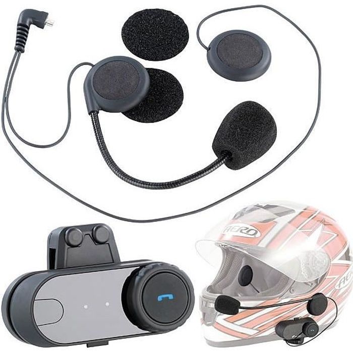 Achat micro-casque bluetooth bht-200 pour casque moto moins cher