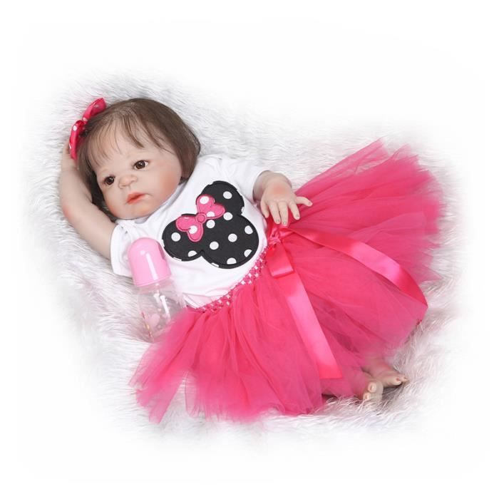 Bebe Reborn Date Silicone Reborn Poupee Realiste Bebe Nouveau Ne 55 Cm Mignon Bebe Reborn Poupees Achat Vente Poupee Cdiscount