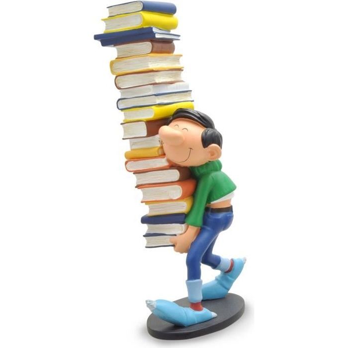 Figurine de Collection COLLECTOYS Gaston portant une pile de livres Neuf - vue 2