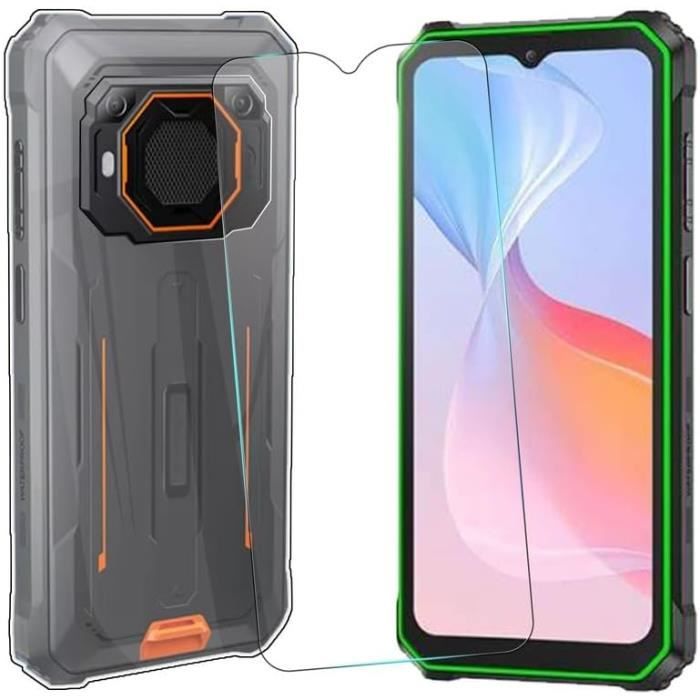 Coque + Verre Trempé Pour Blackview BV8200 - Protection Complète Anti-choc - Silicone Noir Fin