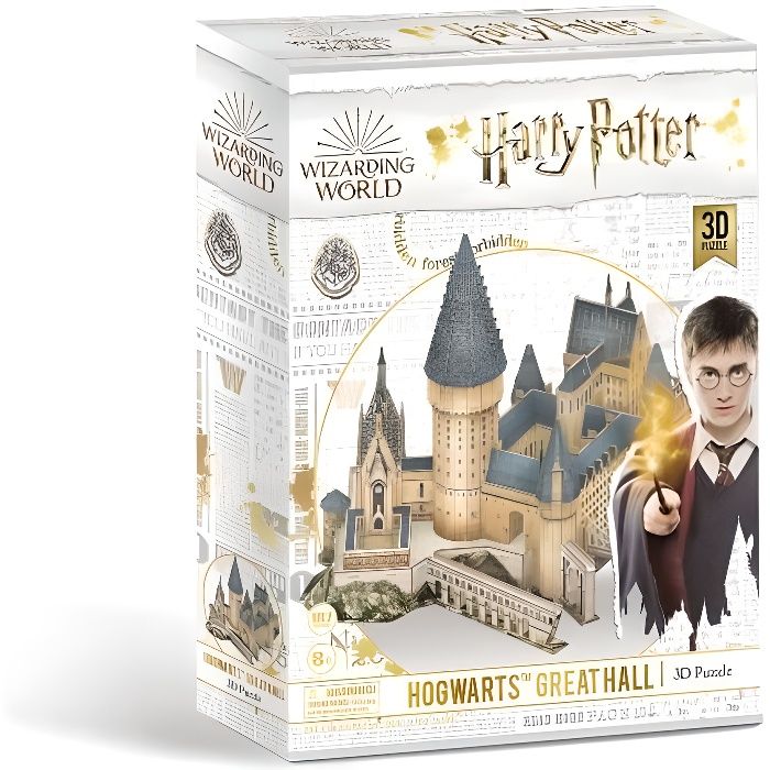 harry potter - hogwarts great hall - puzzle 3d - revell - cybergames23, votre professionnel de la figurine sur internet