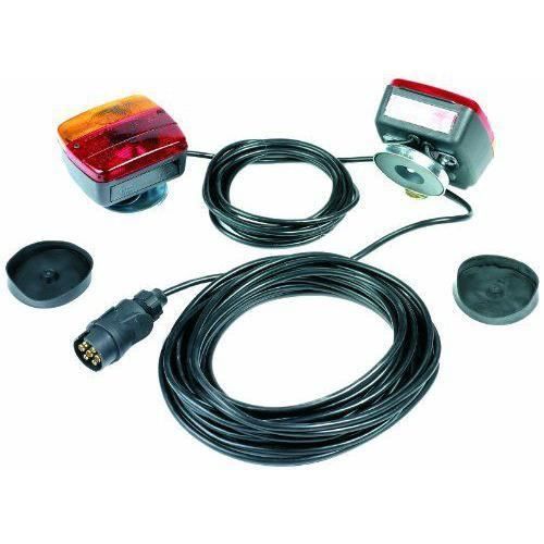 Ring Automotive RCT800 - AUTO/MOTO - AMPOULES A LED - Kit Magnétique pour Plaque de Remorquage, 12/4 m