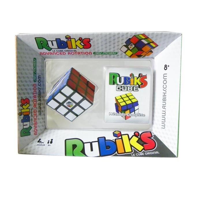 Rubik's - Cube 3x3 sans stickers - Rotation avancée - Méthode de résolution  incluse - Cdiscount Jeux - Jouets