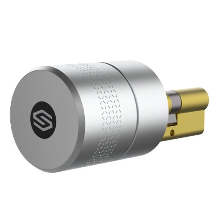 Serrure connectée - SAFIRE - Bluetooth 4.0 - Cylindre motorisé - Ouverture biométrique - 35x35mm