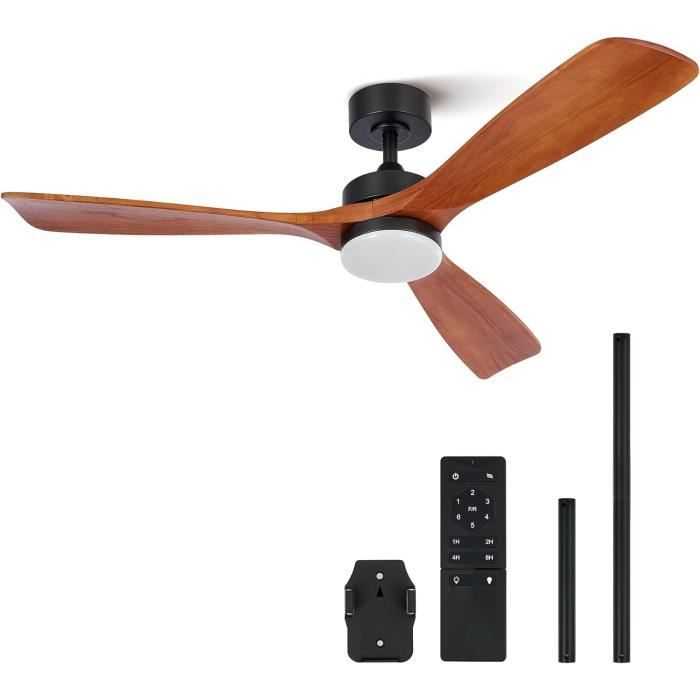 Ventilateur De Plafond Westinghouse ARIUS 132 Cm – Avec Télécommande Et Lumière – Chrome Et Noir