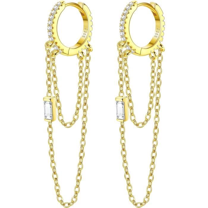 Boucles D'Oreilles Cheval Argent 925 ORAZIO - Pour Enfant Fille - Hypoallergénique Avec Zircon - Cadeau Mignon