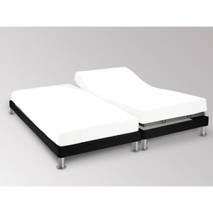 Couleur Framboise Drap House pour lit articul/é 2x80x200 en Percale
